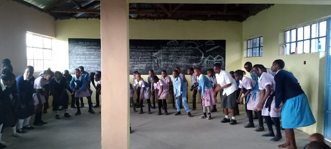 King Hill School Students